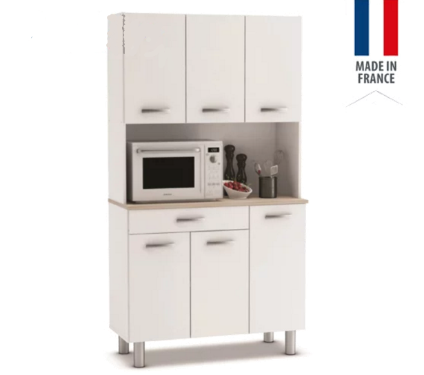 ארון שירות למטבח עם תא למיקרוגל תוצרת צרפת דגם פסטה