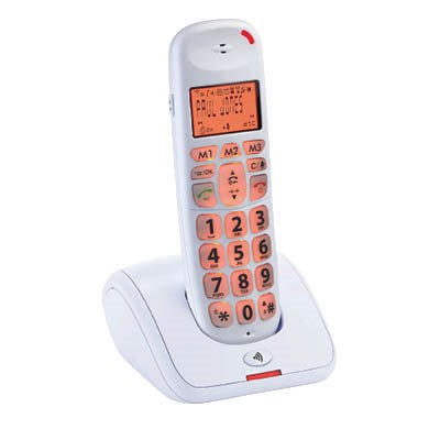 טלפון דקורטיבי לבן L100