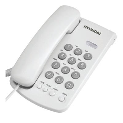 טלפון דקורטיבי שולחני לבן 2400B