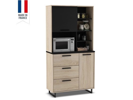 HOME DECOR ארון שירות למטבח עם תא למיקרוגל תוצרת צרפת