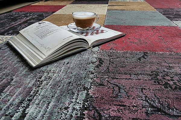 שטיח אספהן מודרני דגם אלטו-5 במראה וינטאז'